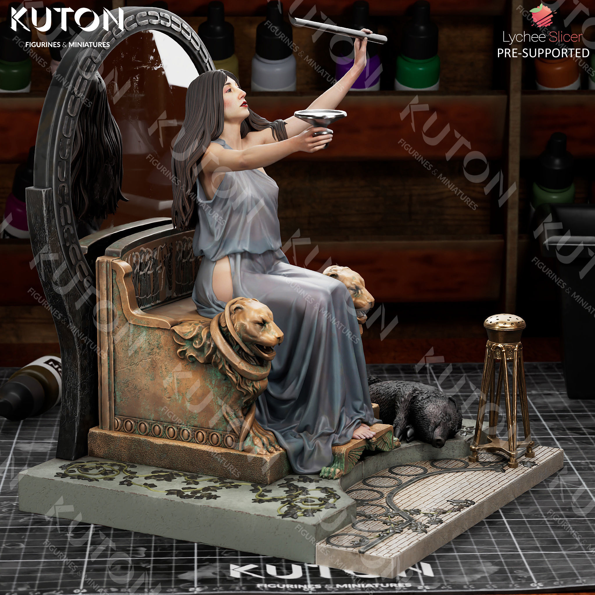 Circe Offering the Cup to Ulysses 3D print model_3