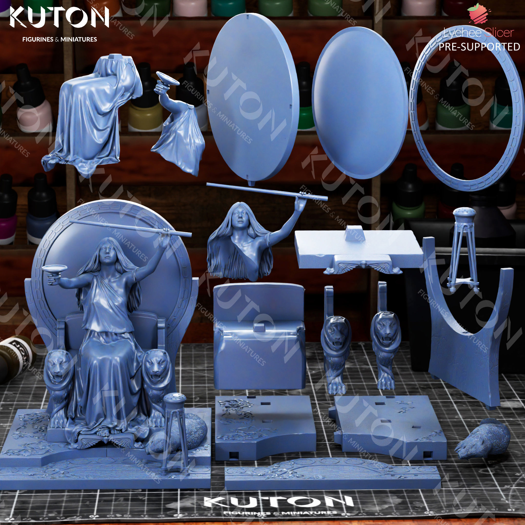 Circe Offering the Cup to Ulysses 3D print model_8