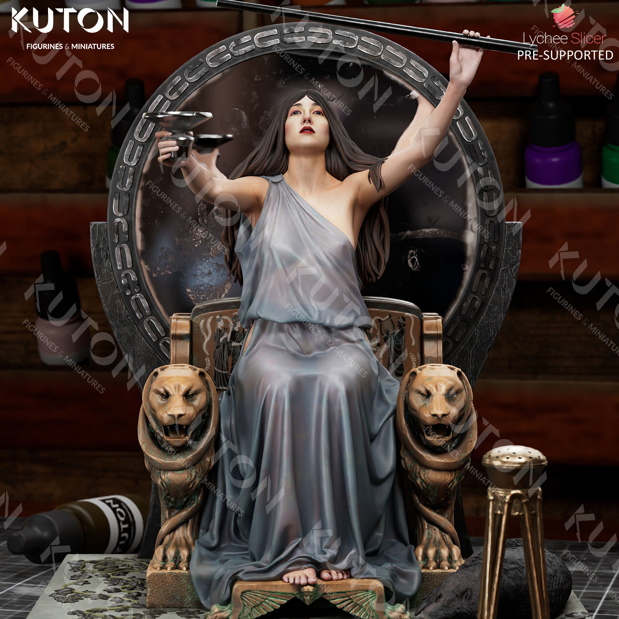 Circe Offering the Cup to Ulysses 3D print model_4