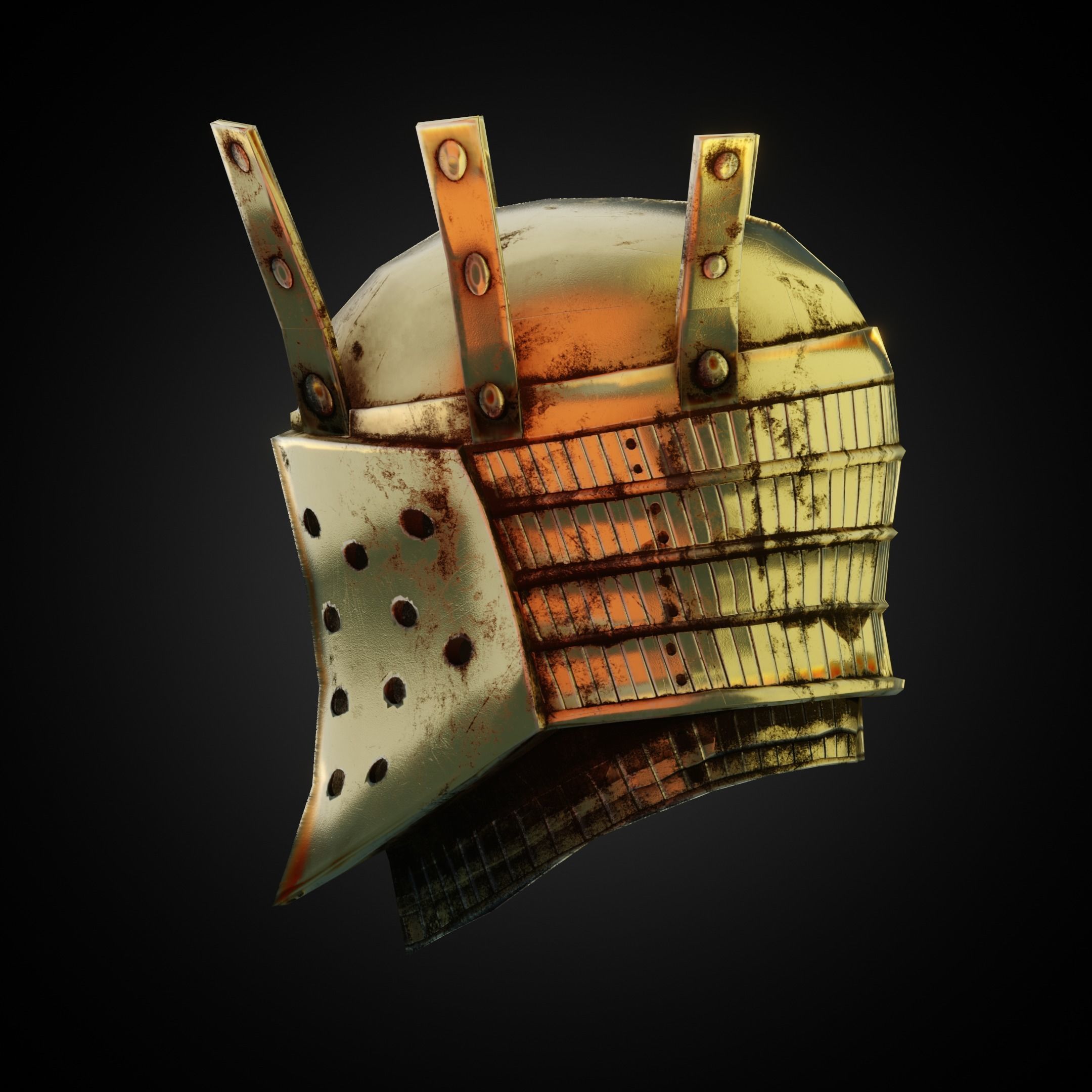 Dark Souls Lautrec Helm of Favor for Cosplay 3D print model_3