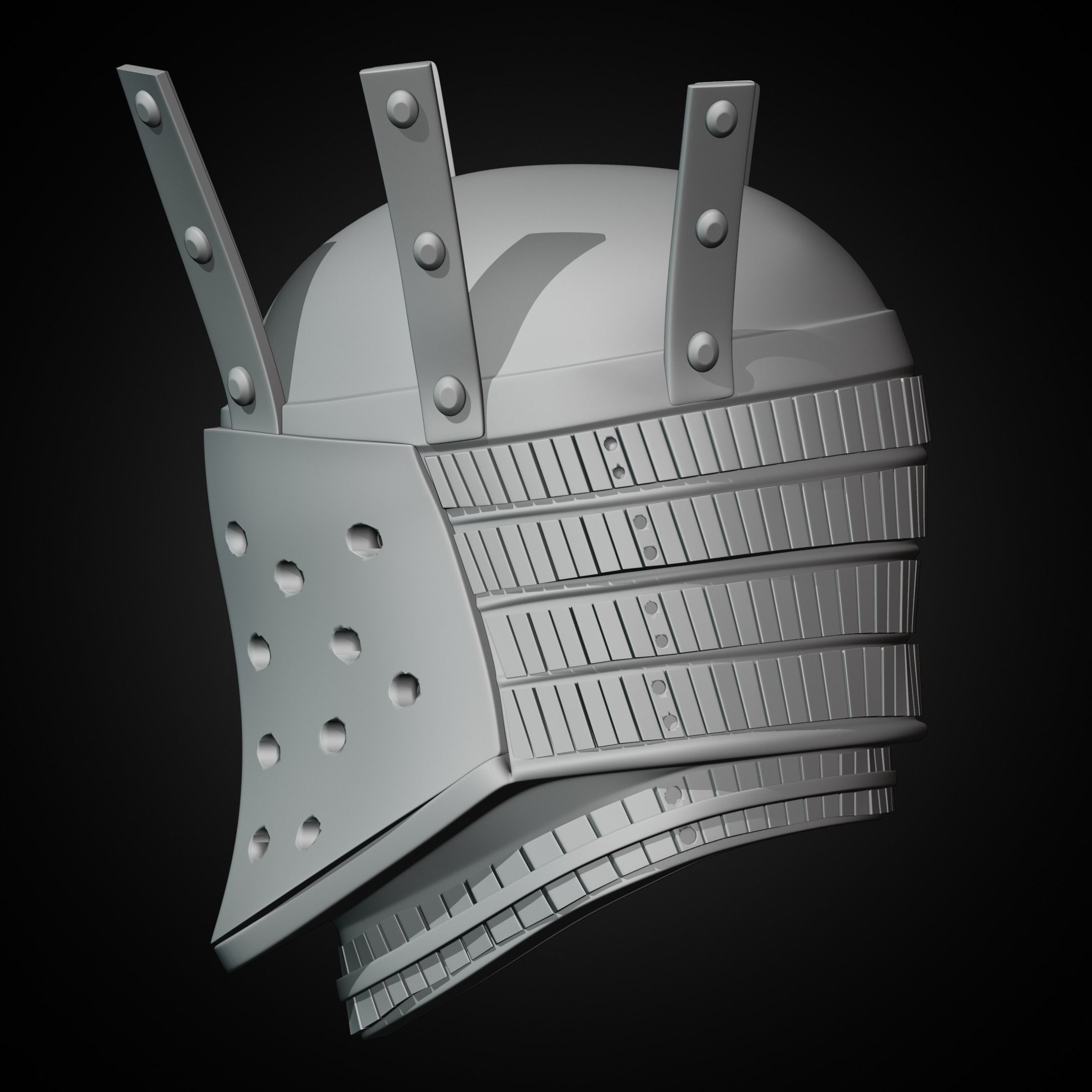 Dark Souls Lautrec Helm of Favor for Cosplay 3D print model_11