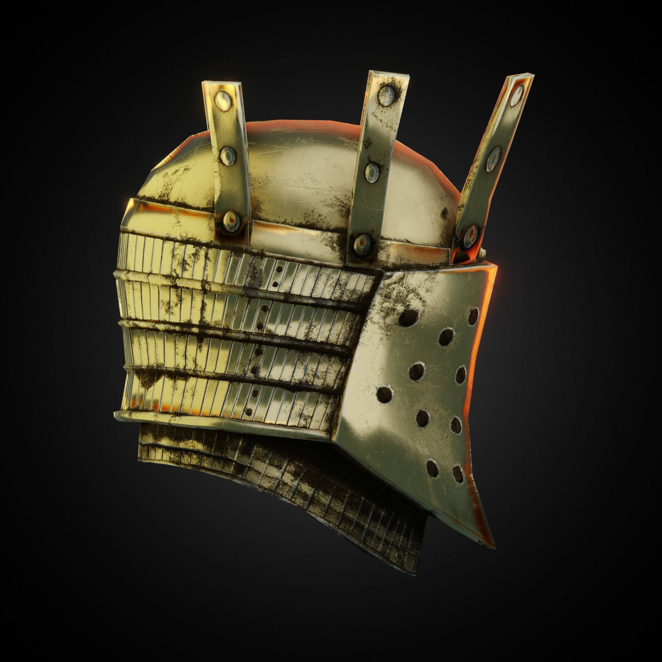 Dark Souls Lautrec Helm of Favor for Cosplay 3D print model_7