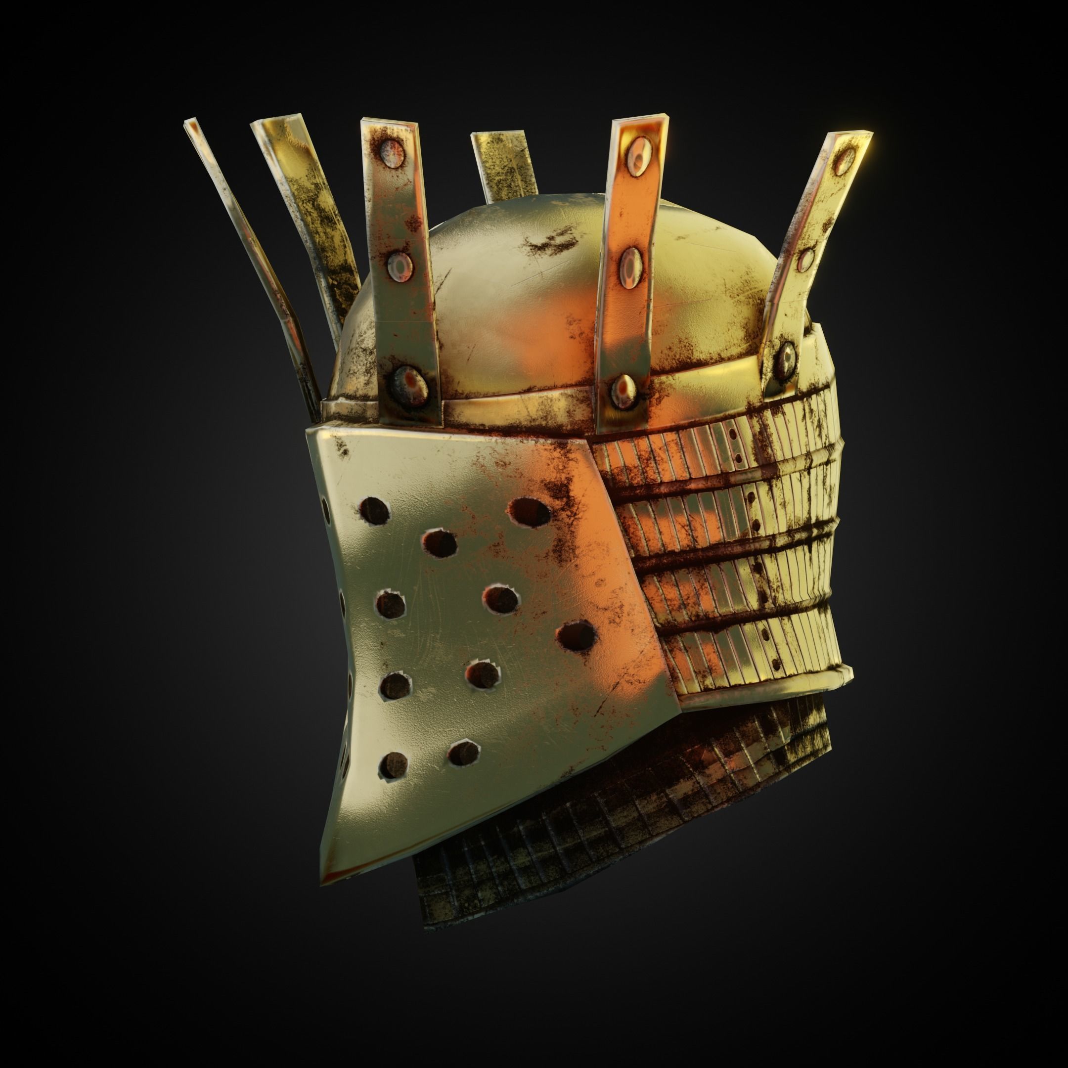 Dark Souls Lautrec Helm of Favor for Cosplay 3D print model_2