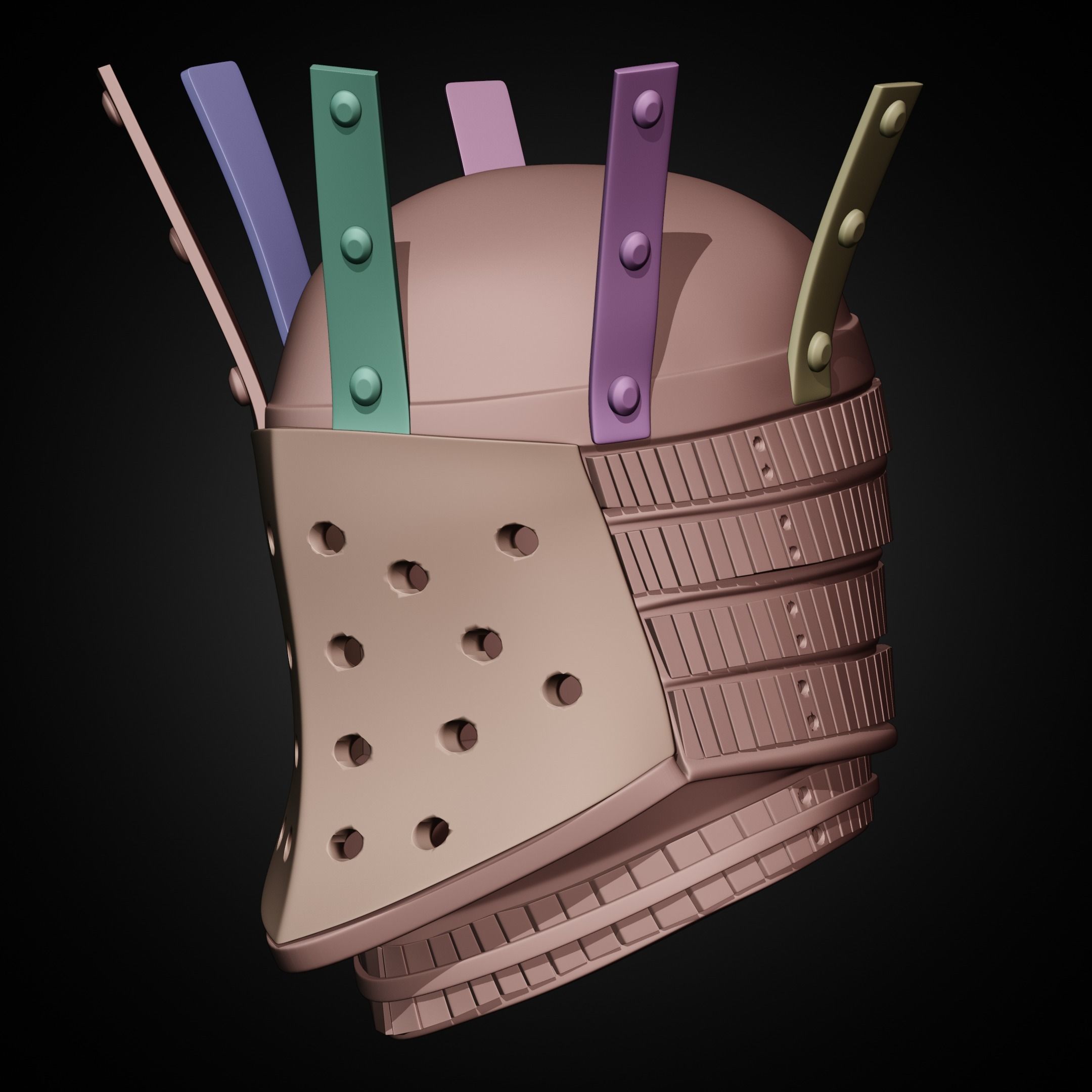 Dark Souls Lautrec Helm of Favor for Cosplay 3D print model_20