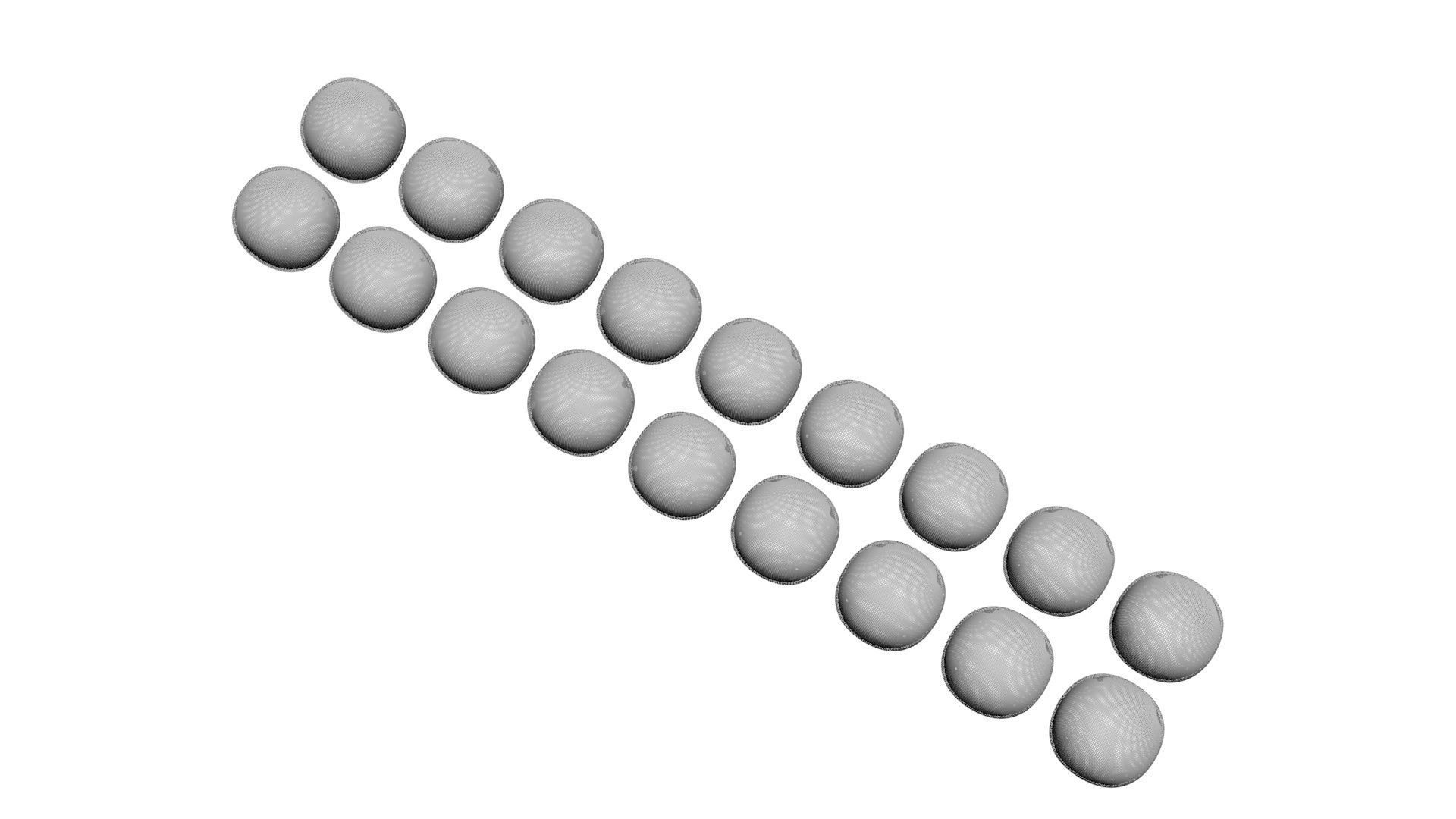 Spherical Dices Set 3D print model_18