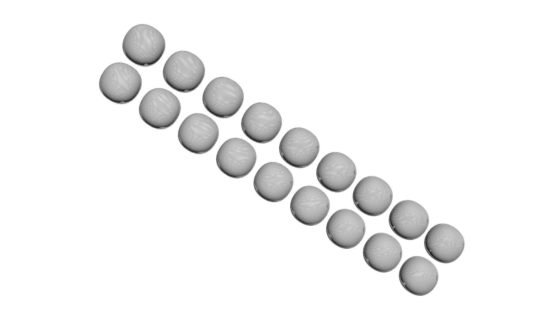 Spherical Dices Set 3D print model_16