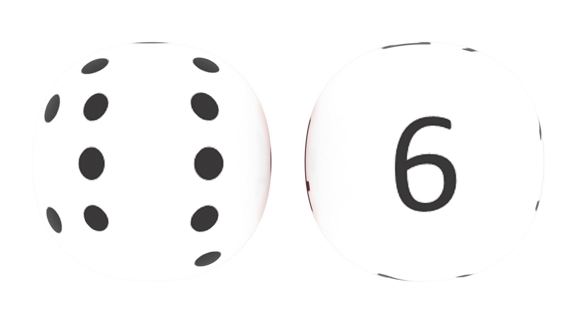 Spherical Dices Set 3D print model_9