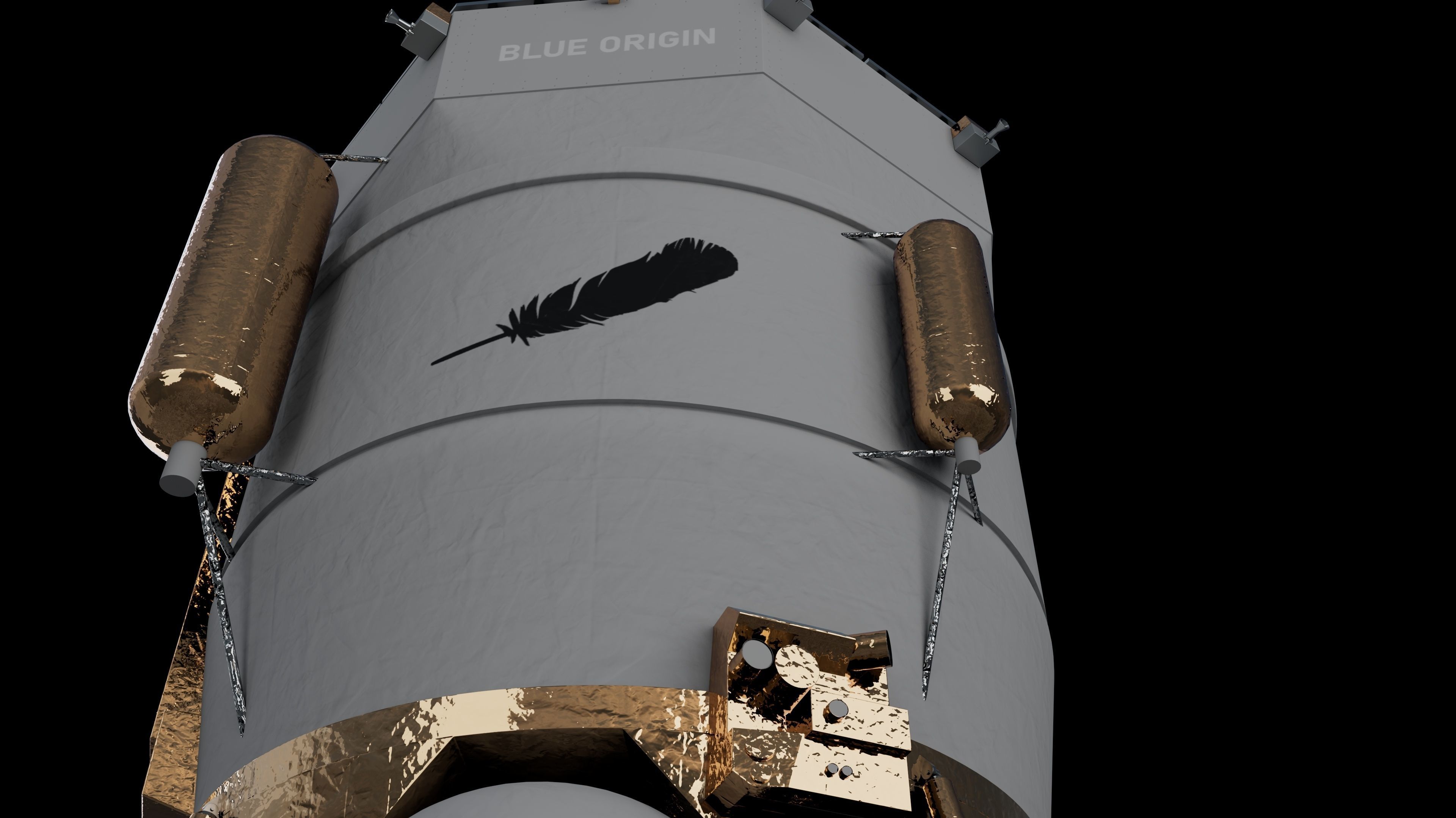 Blue Moon MK1 Lunar Lander 3D model_6