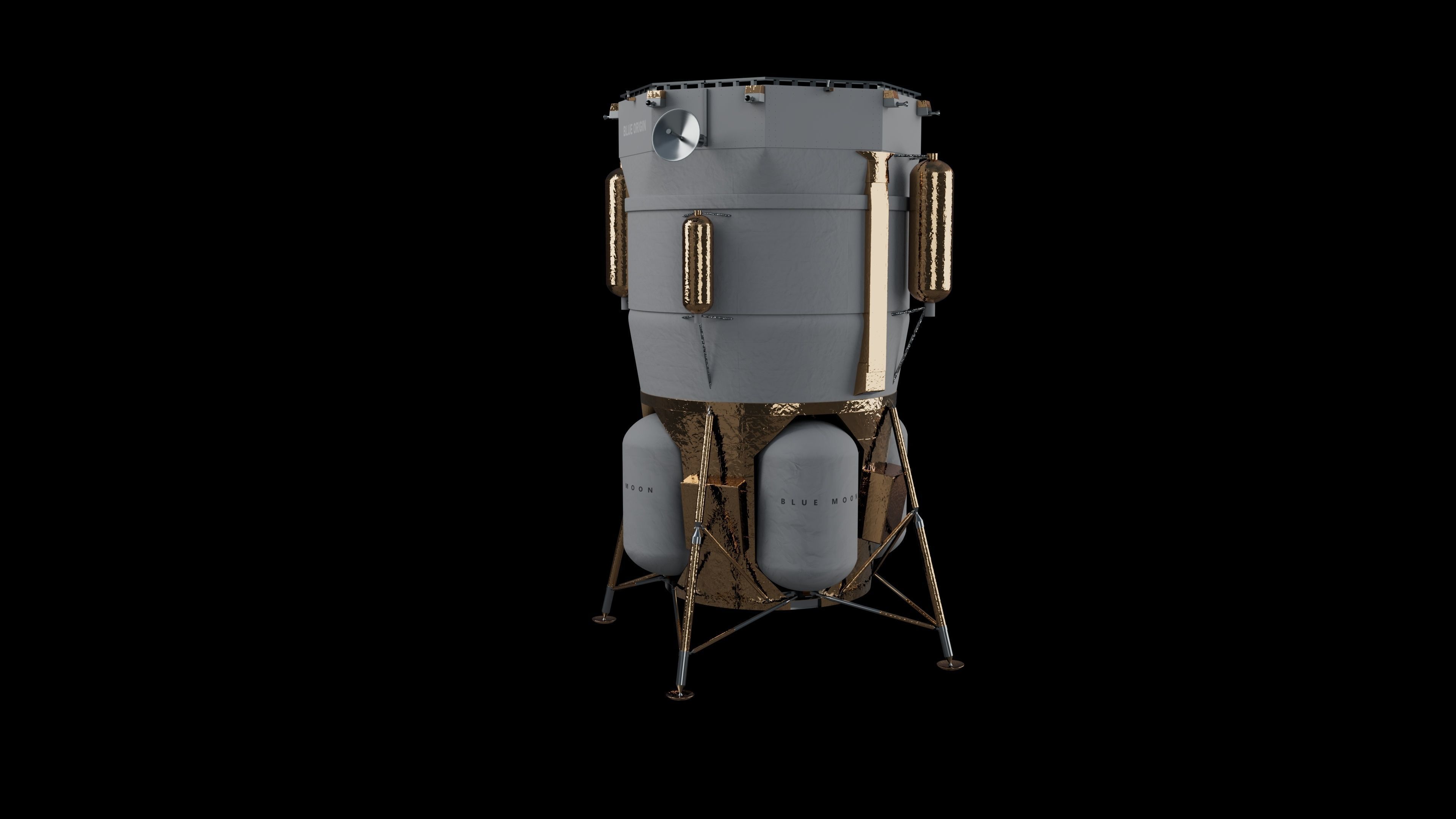 Blue Moon MK1 Lunar Lander 3D model_2