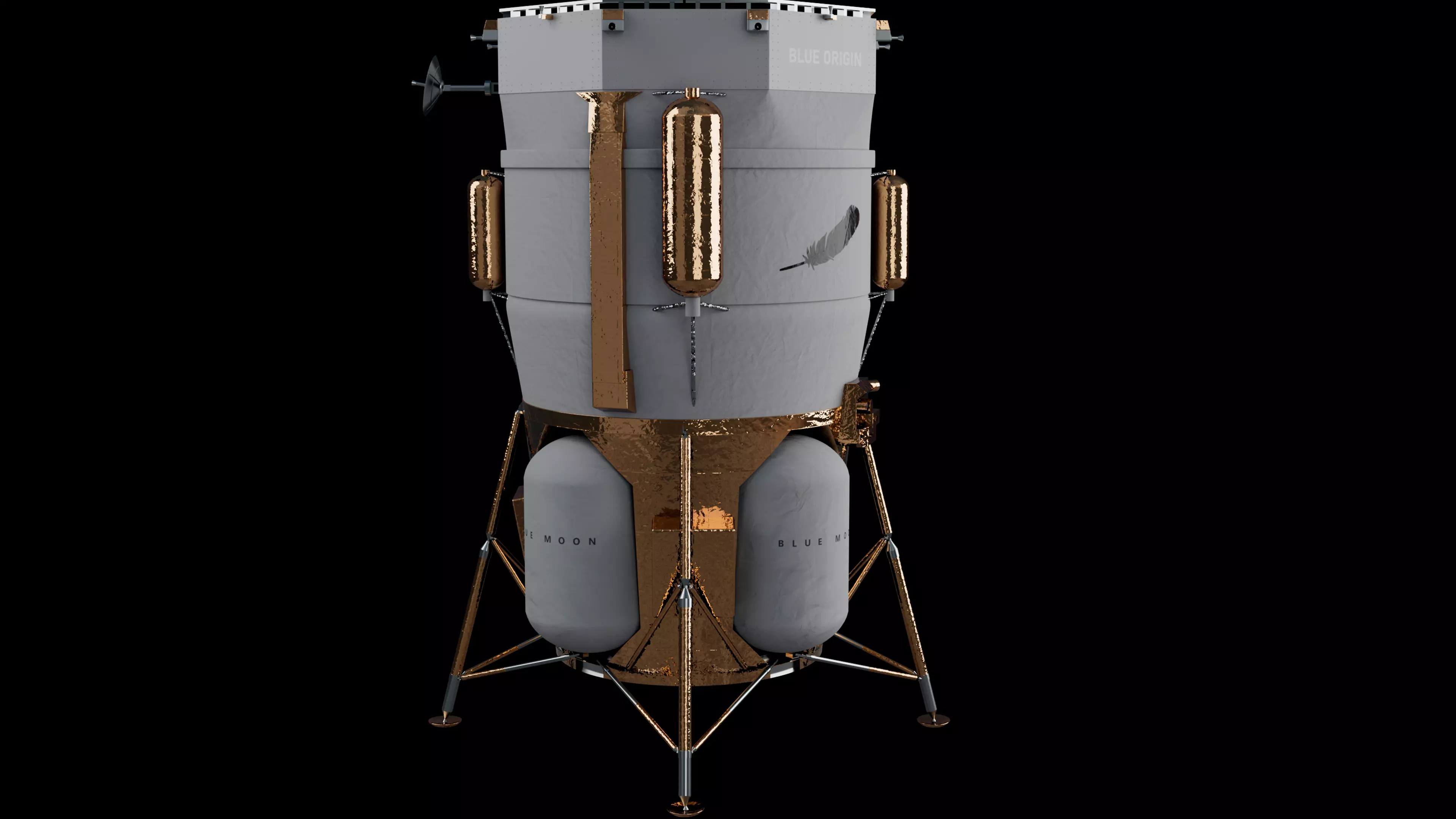 Blue Moon MK1 Lunar Lander 3D model_0