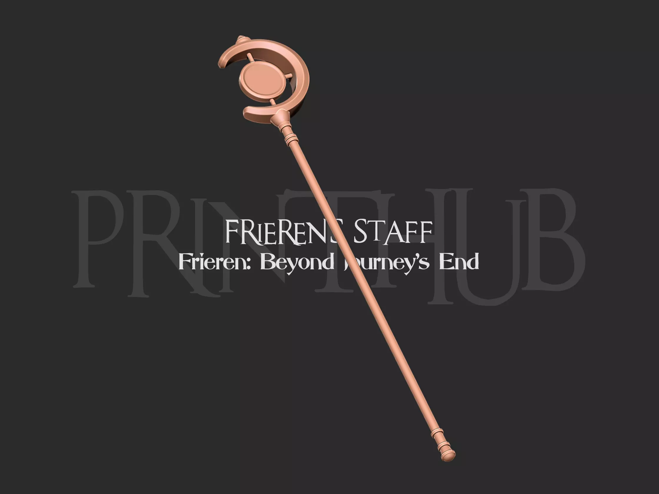 Frieren Staff from Frieren - Beyond Journey End 3D print model