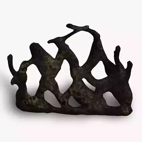 Bony Wall 1 - Spider Low-poly 3D model