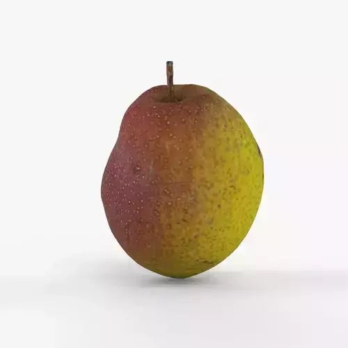 Photorealistic 3D scan of pear