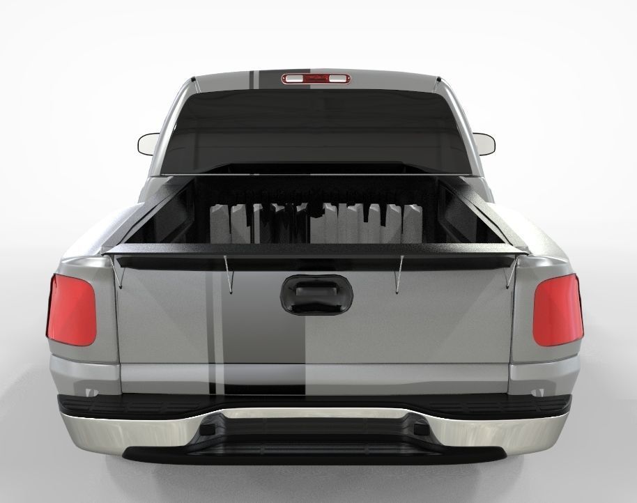 Chevy 2500 Hd Single Cab Drag Tuning 3D model_3