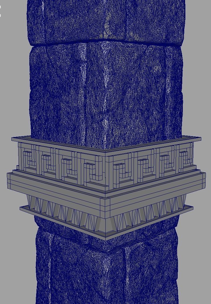 Aztec Pillar 3D print model_7