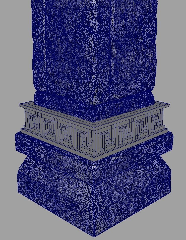 Aztec Pillar 3D print model_6