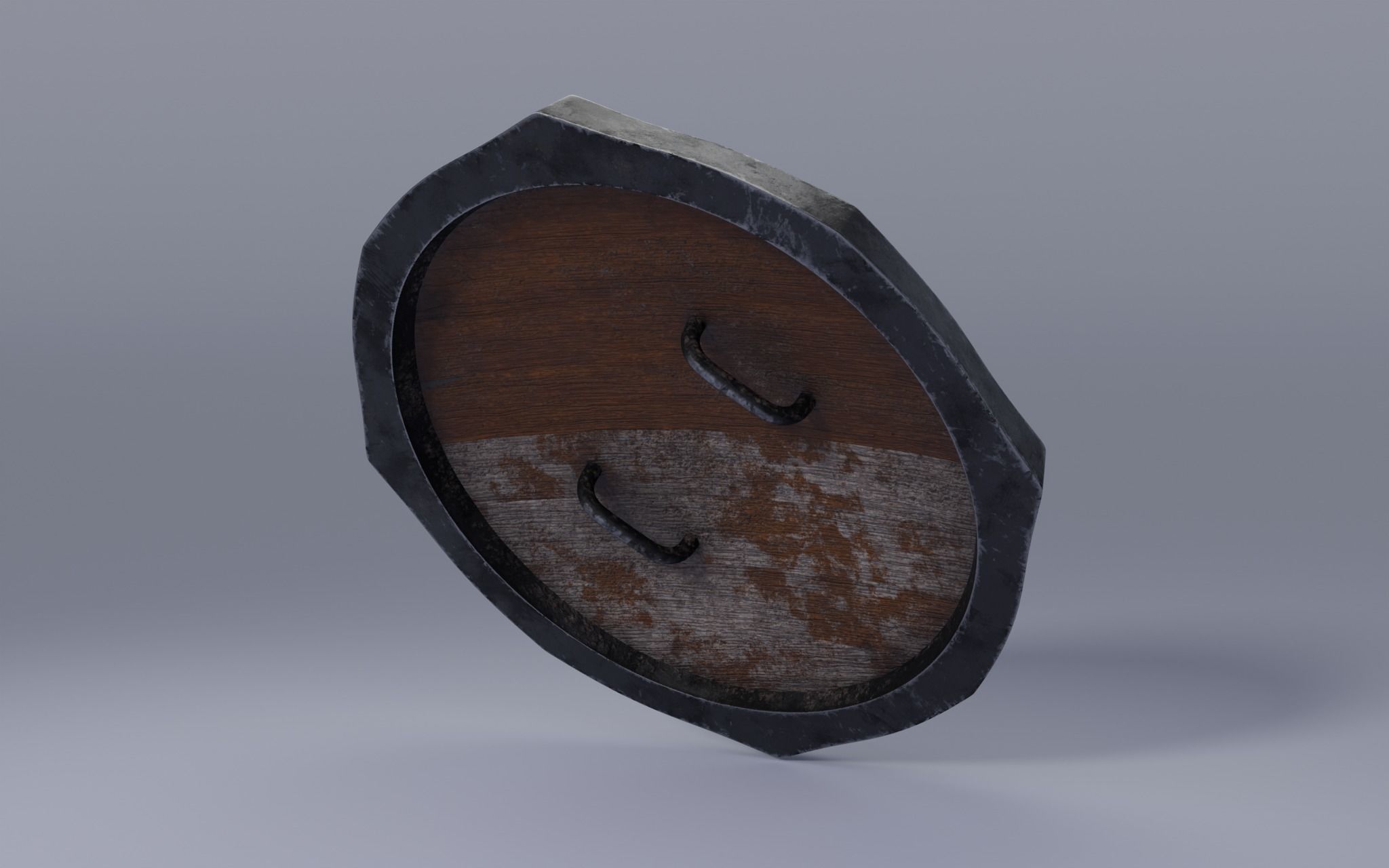 Old shield 3D model_1