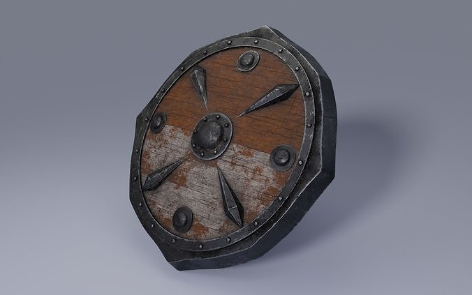 Old shield 3D model