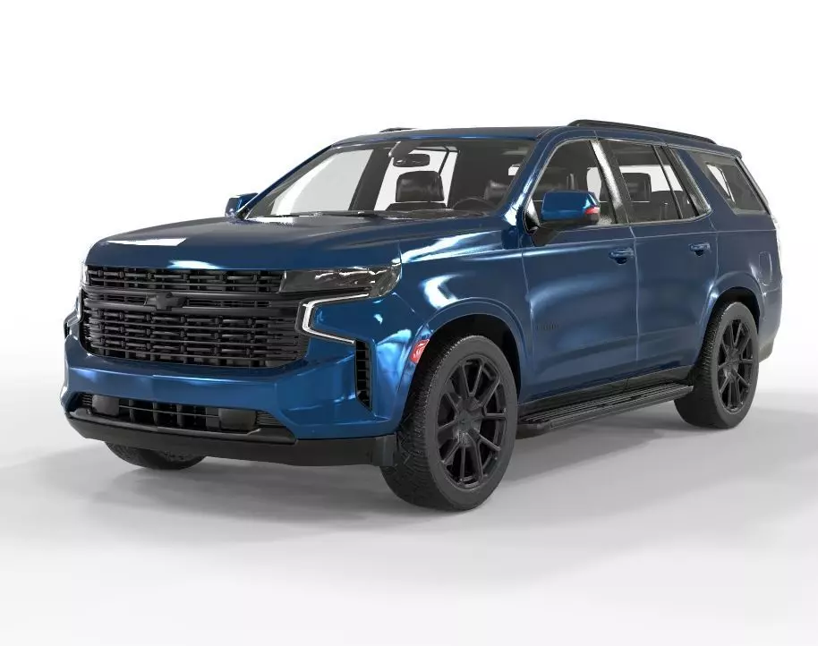 Generic Tahoe RST 2021 With Interior 3D model