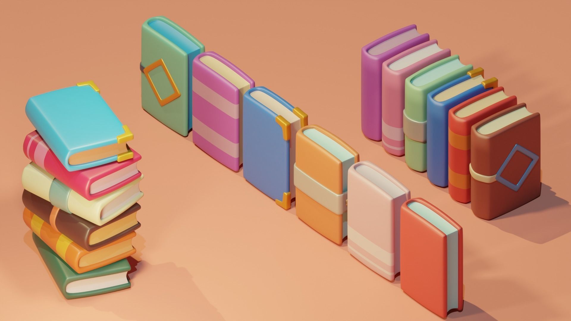 Cozy Room 3D Asset Pack Low-poly 3D model_2