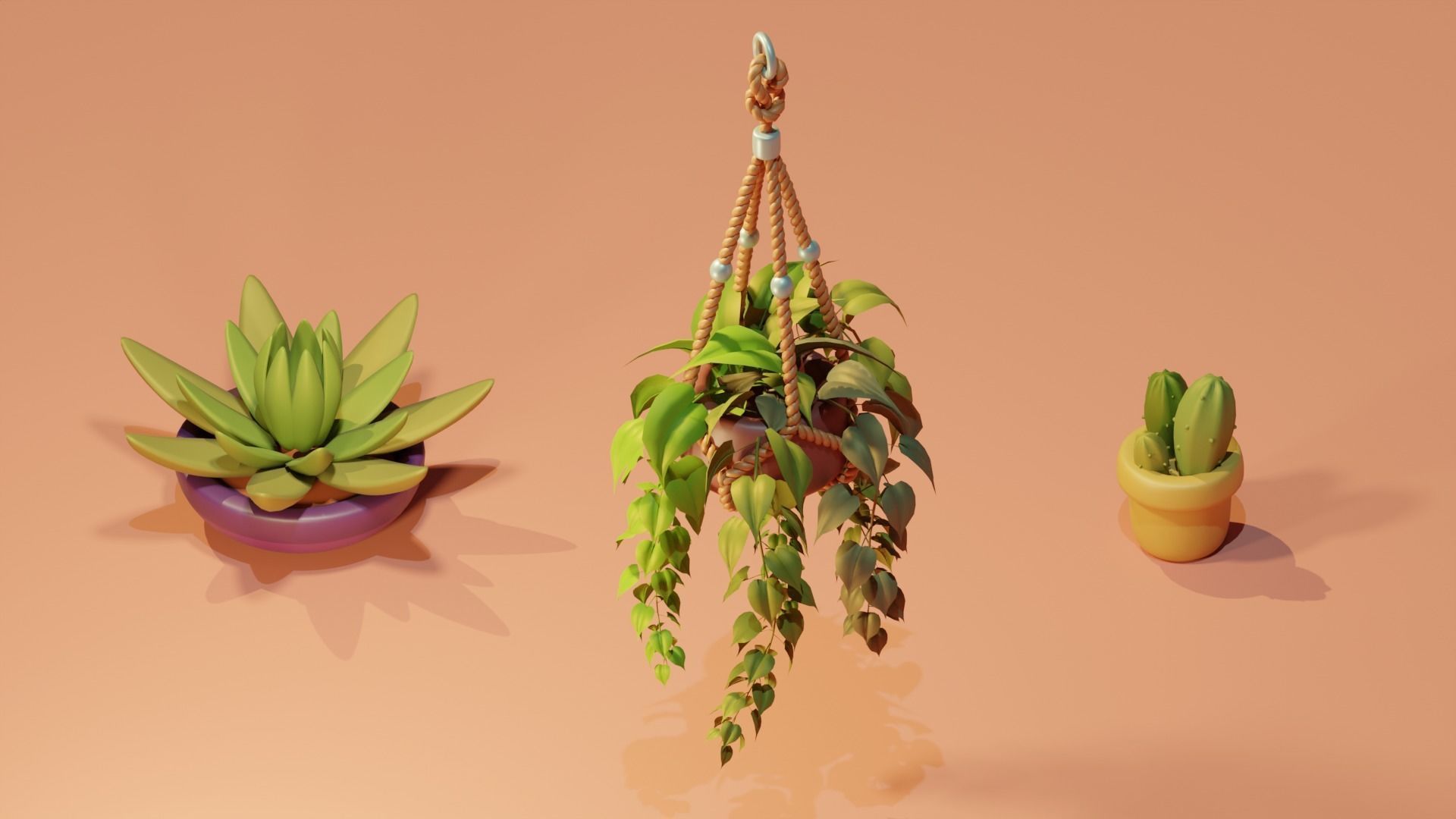 Cozy Room 3D Asset Pack Low-poly 3D model_5