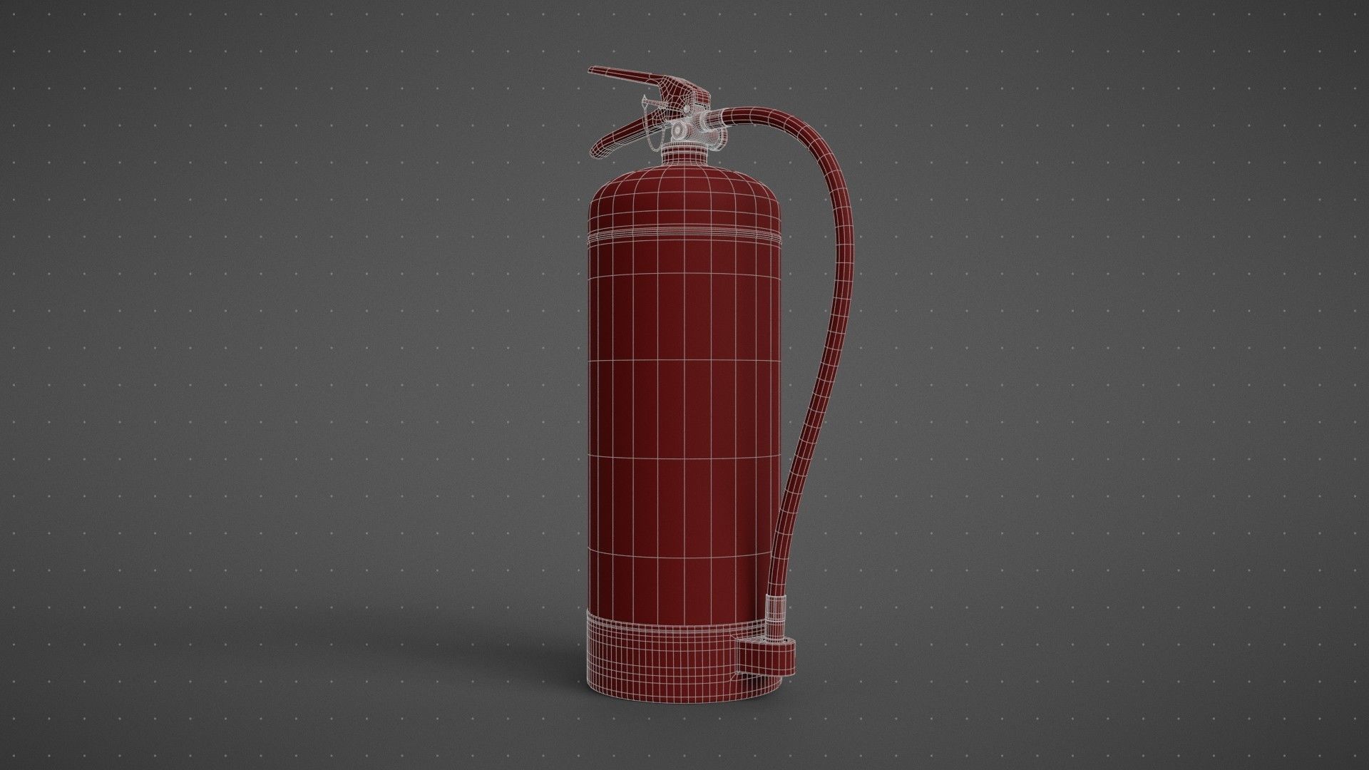 Wet Chemical Fire Extinguisher 3D model_19