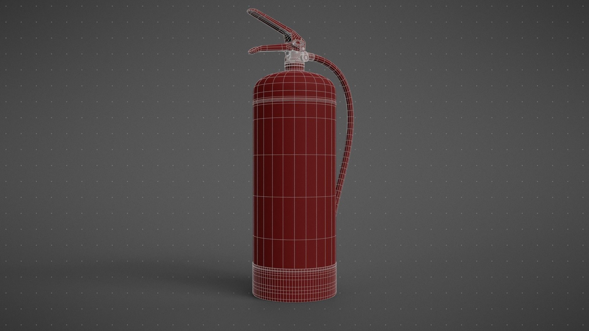 Wet Chemical Fire Extinguisher 3D model_21