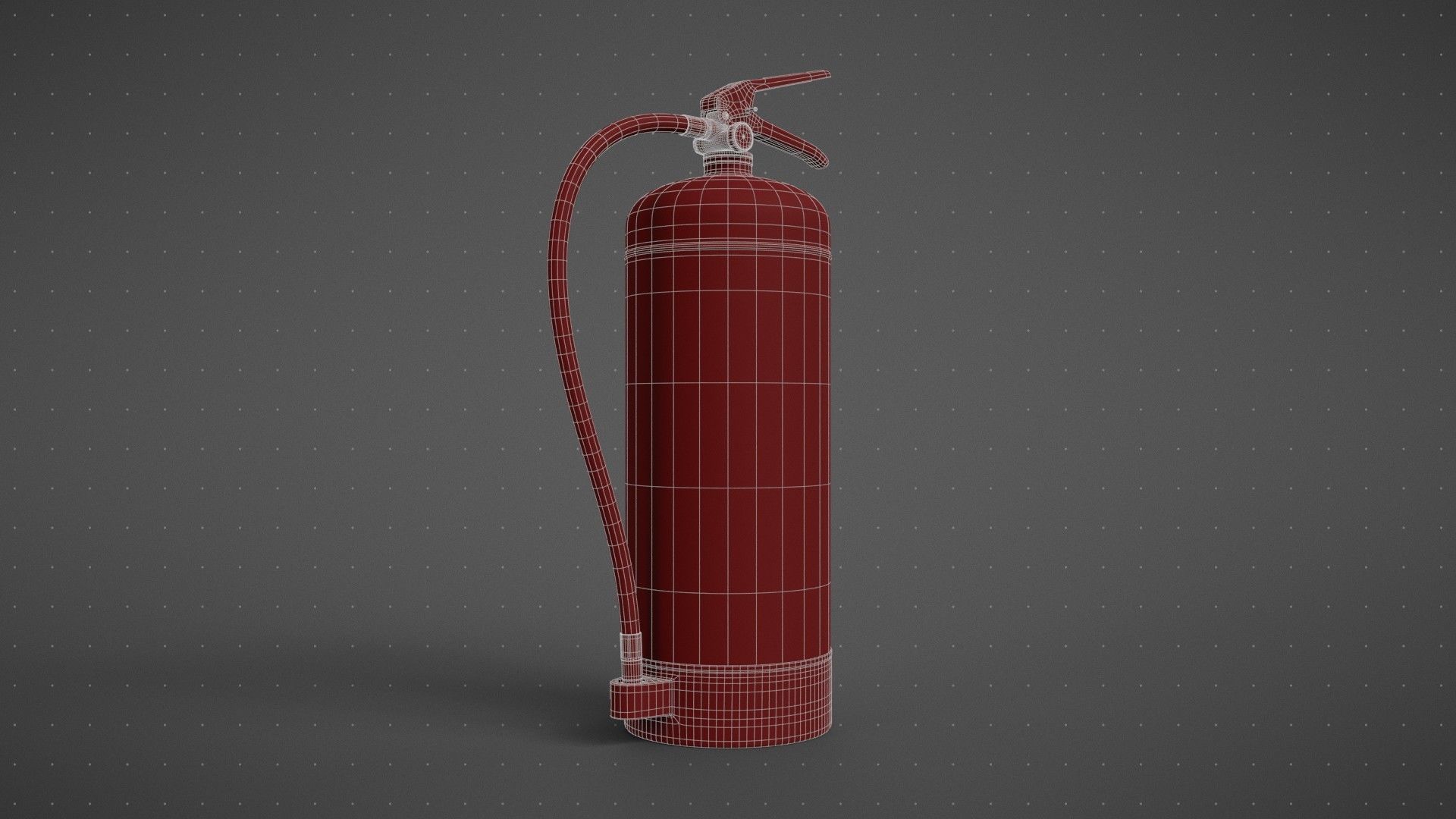 Wet Chemical Fire Extinguisher 3D model_17