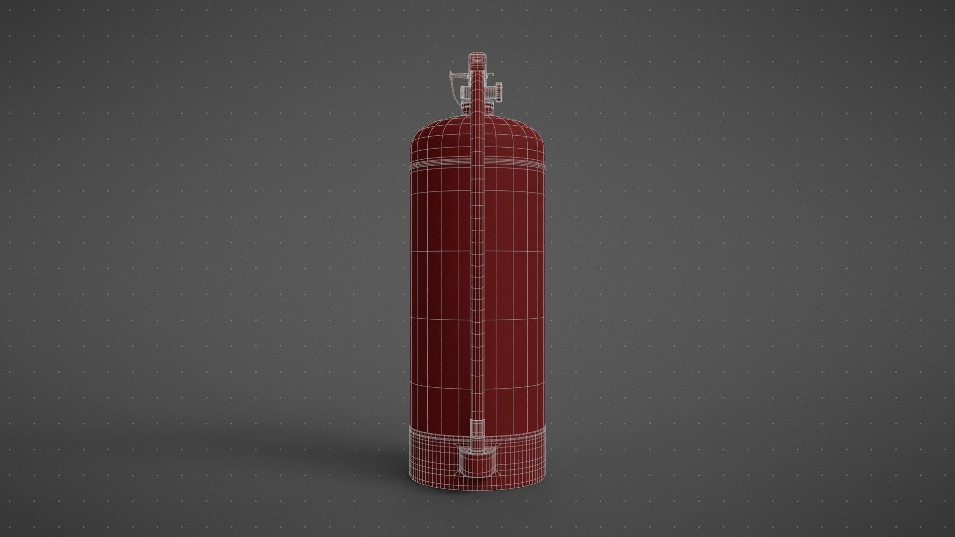 Wet Chemical Fire Extinguisher 3D model_18