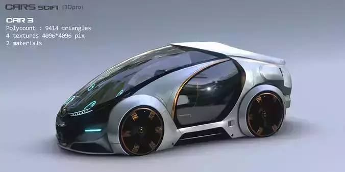 3Dpro CAR scifi 3