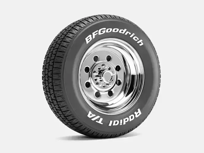 15x8 Weld Draglite Wheel BFGoodrich Radial Tire 