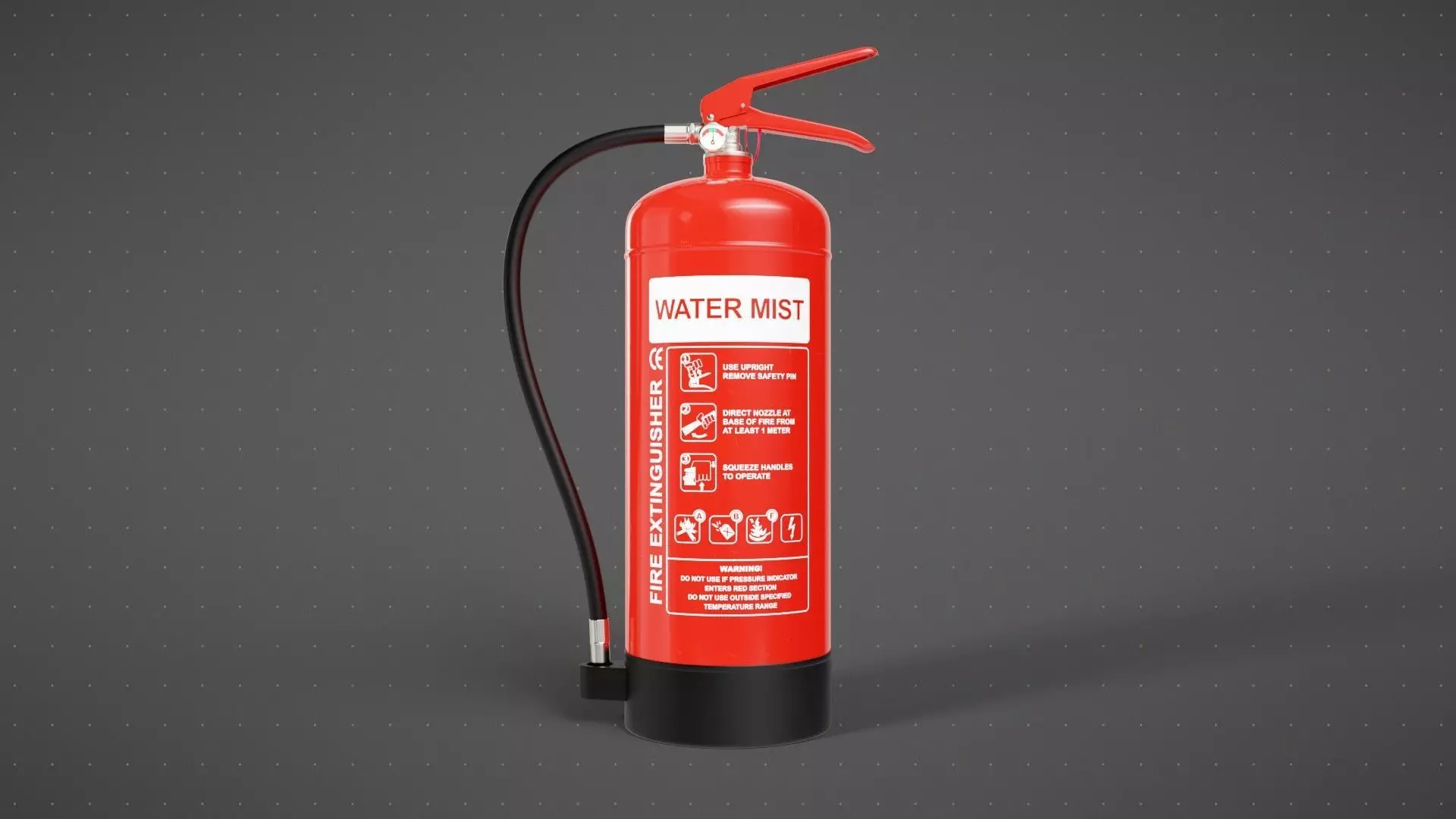 Water Mist Fire Extinguisher 3D model_0