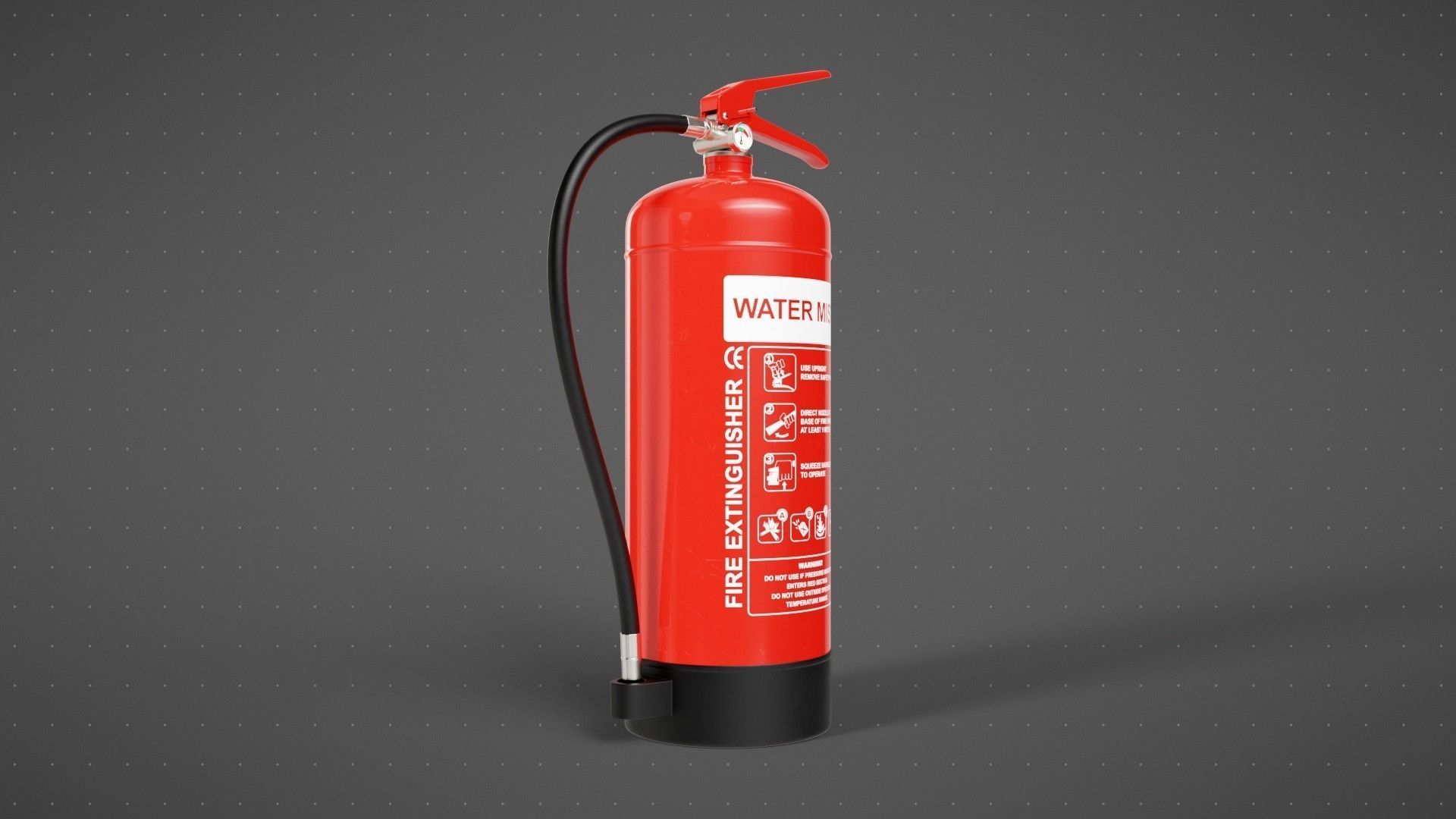 Water Mist Fire Extinguisher 3D model_2