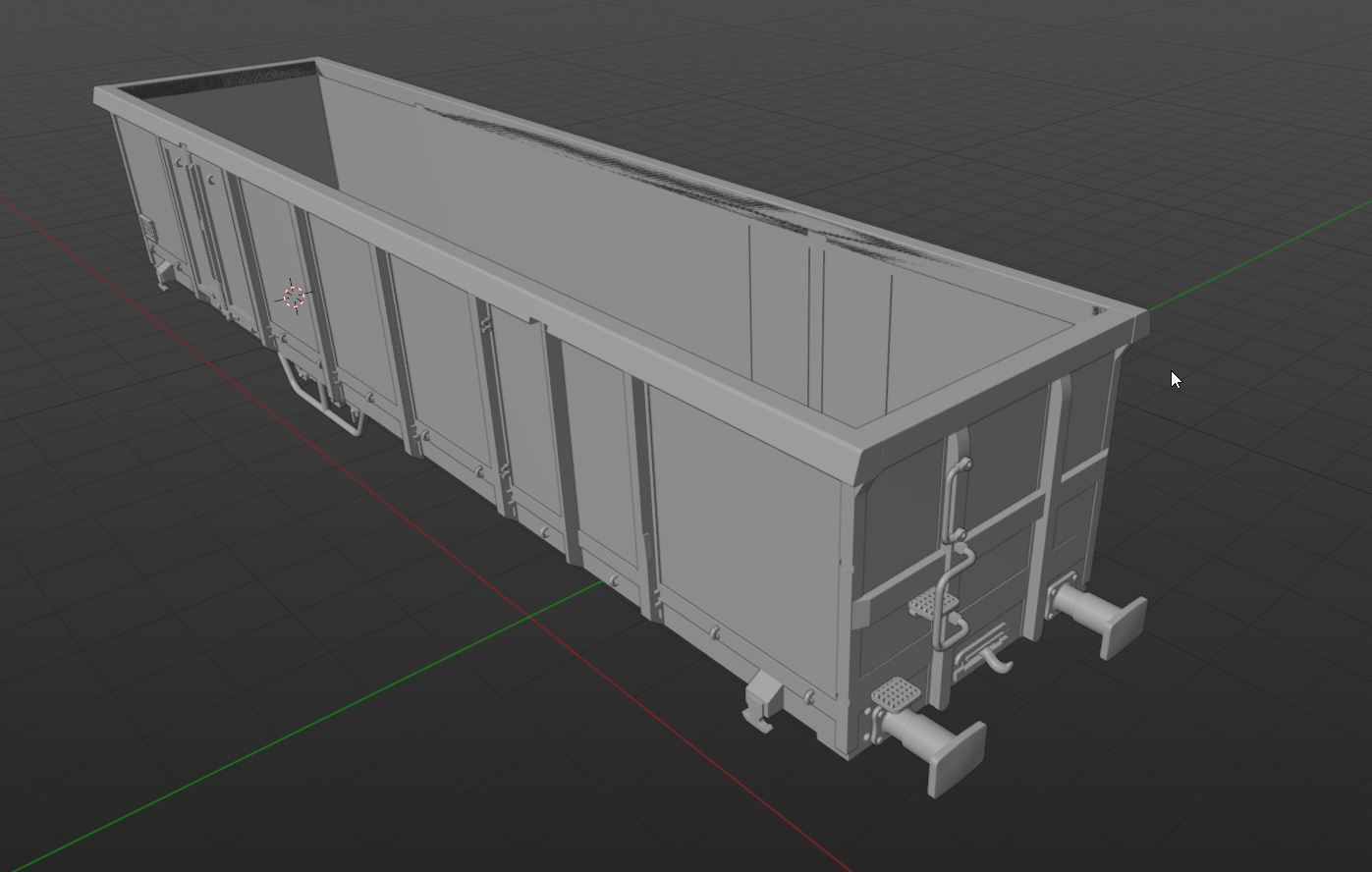 Pre supported H0 scale Eaos x 075 freight car 3D print model_18