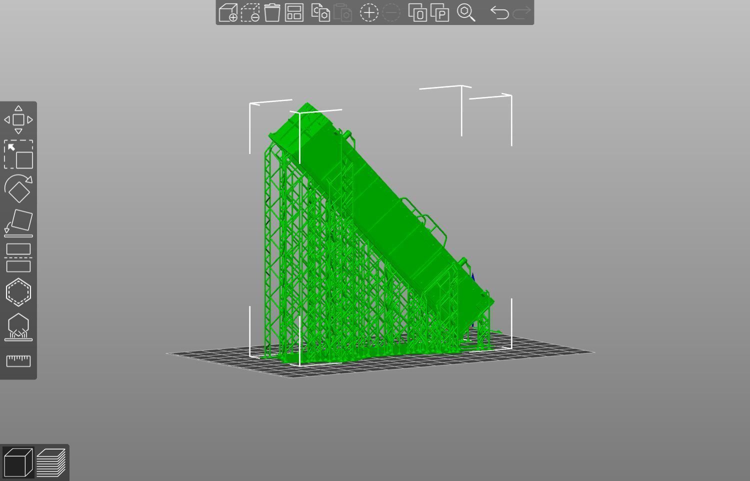Pre supported H0 scale Eaos x 075 freight car 3D print model_12