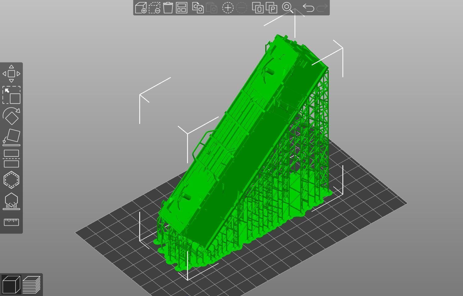 Pre supported H0 scale Eaos x 075 freight car 3D print model_14