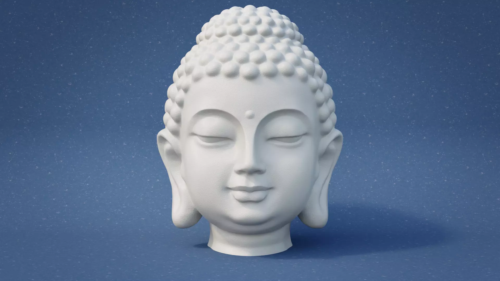 Buddha Head 3D print model_0