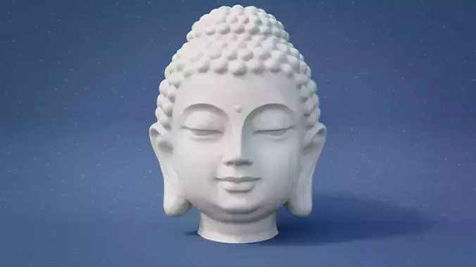 Buddha Head 3D print model