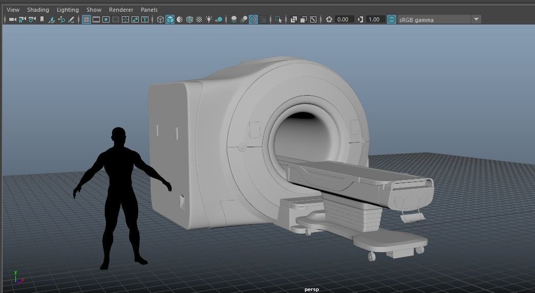 MRI Machine 3D model_7