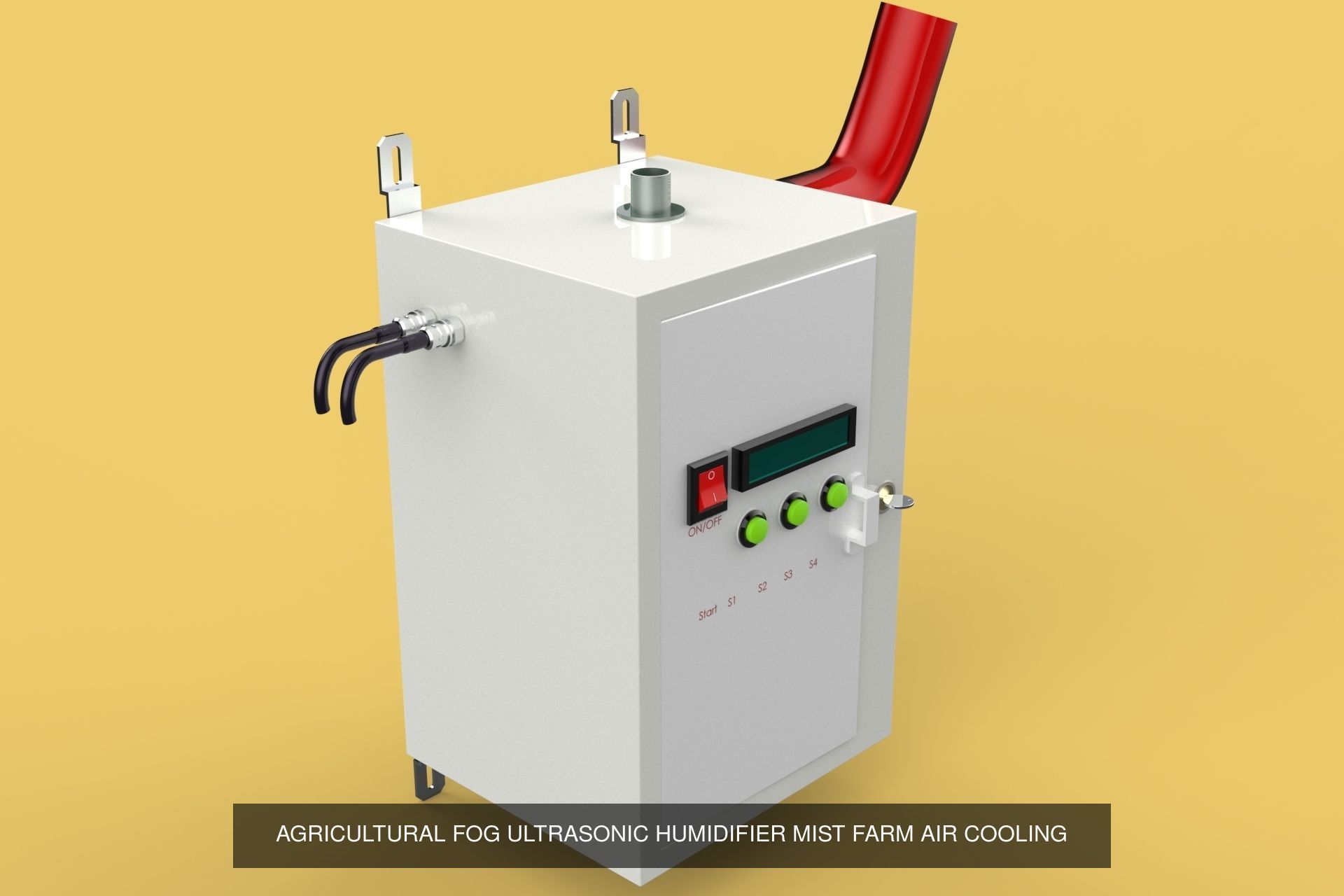 ULTRASONIC HUMIDIFIER MIST COOL FOG MAKER PACK 3D Model Collection_1