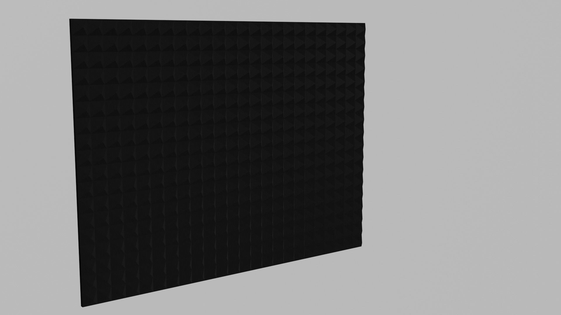 Acoustic Foam Panels Free low-poly 3D model_3