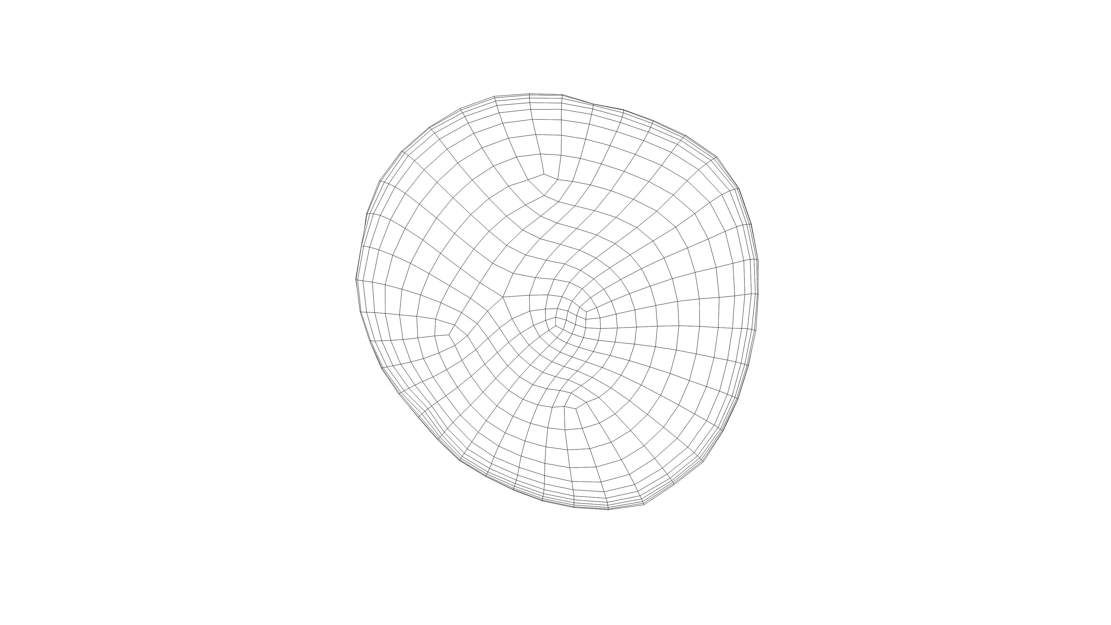 Photorealistic 3D scan of Oyster mushroom Low-poly 3D model_18