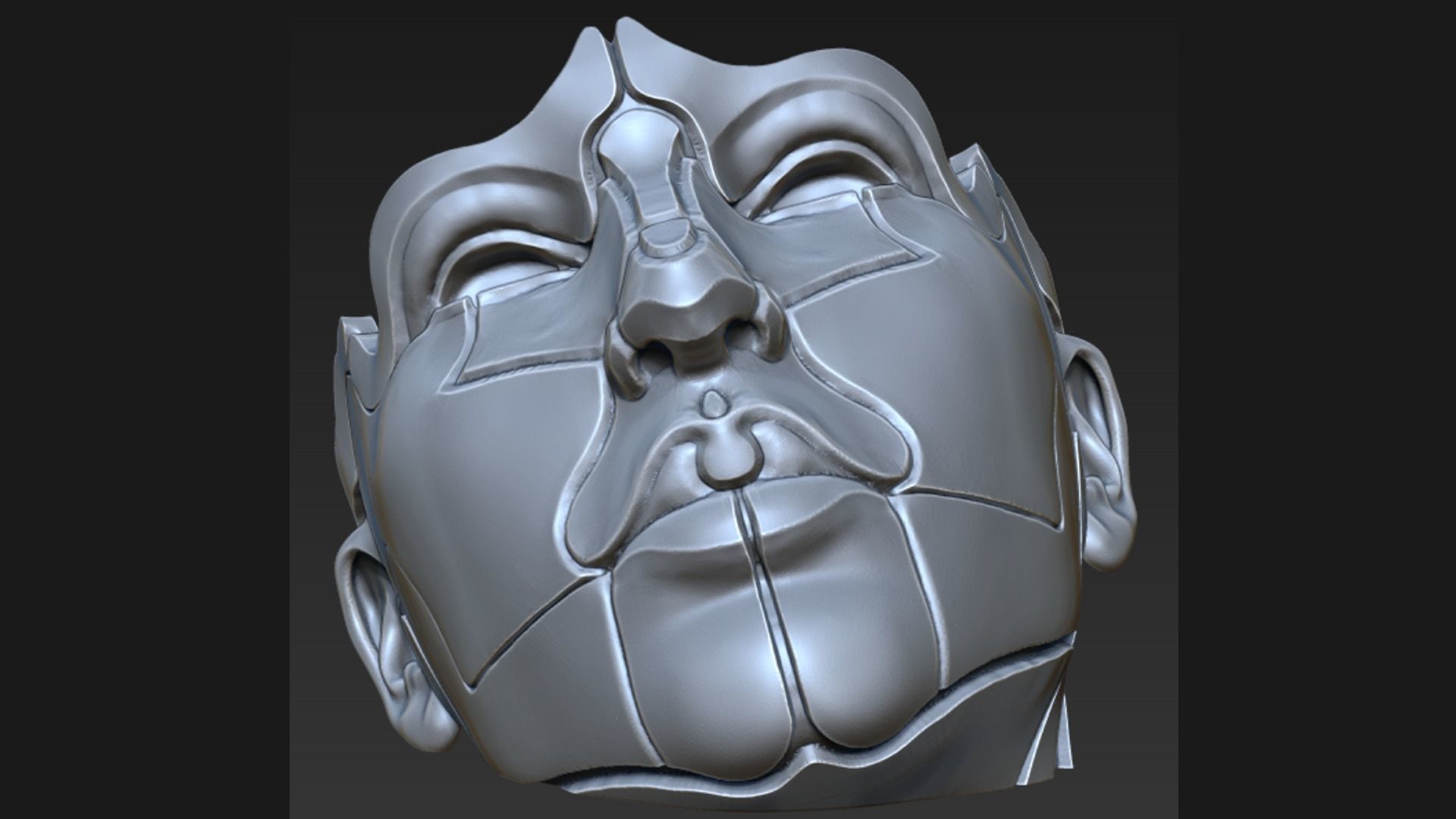 Sci-Fi Head 3D print model_2