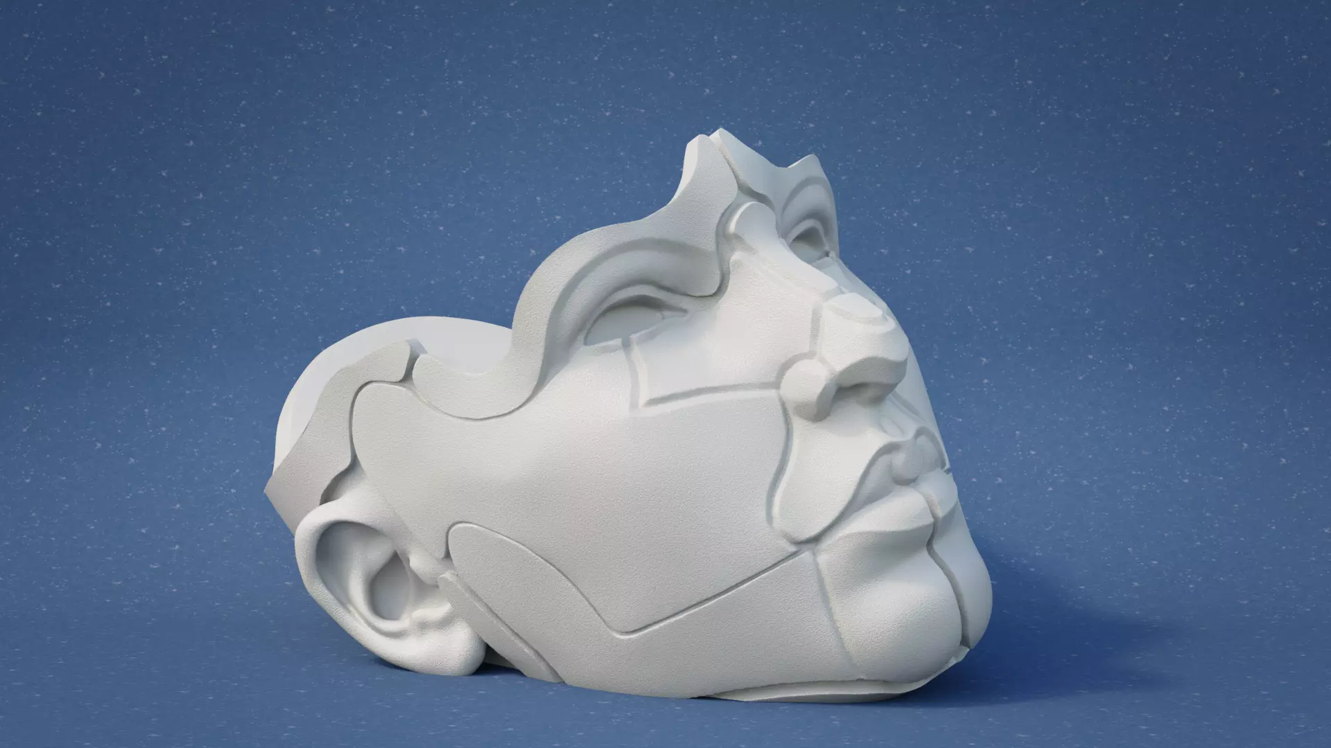 Sci-Fi Head 3D print model_0