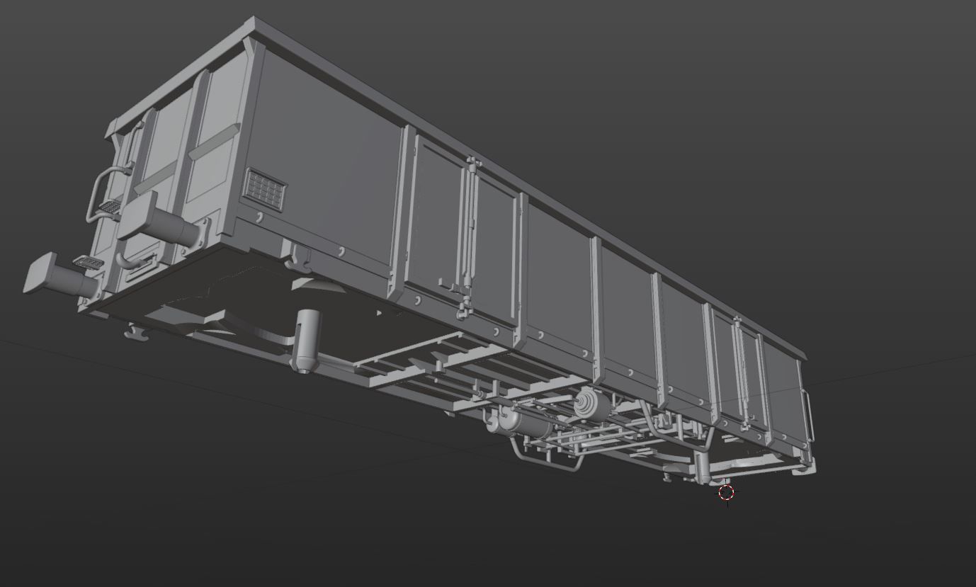 Pre supported H0 1-87 scale Gondola Eaos-x 051 3D print model_19