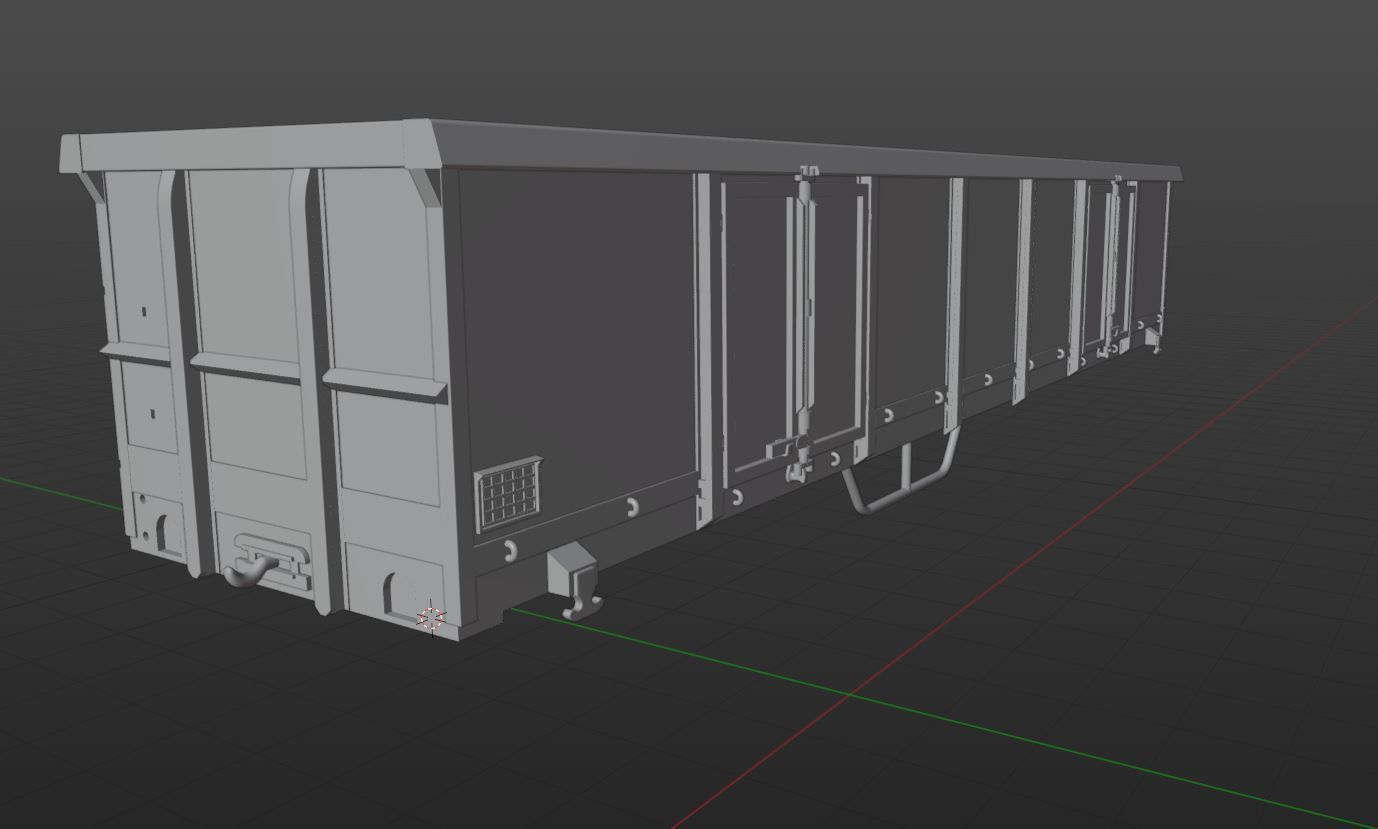 Pre supported H0 1-87 scale Gondola Eaos-x 051 3D print model_23