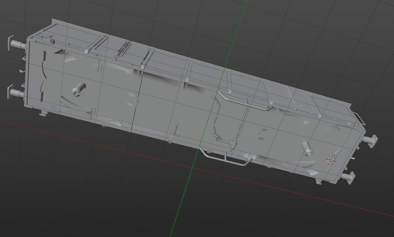 Pre supported H0 1-87 scale Gondola Eaos-x 051 3D print model_24