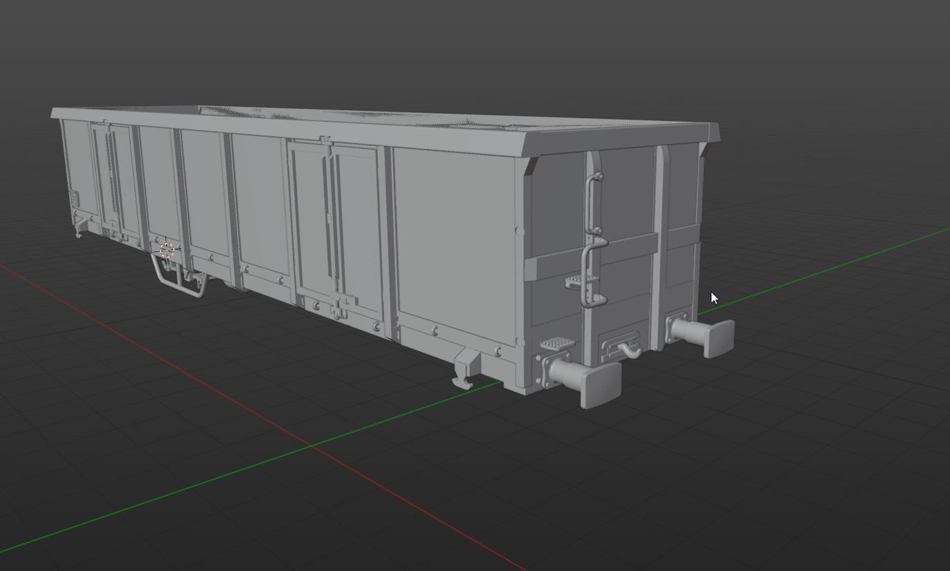 Pre supported H0 1-87 scale Gondola Eaos-x 051 3D print model_20