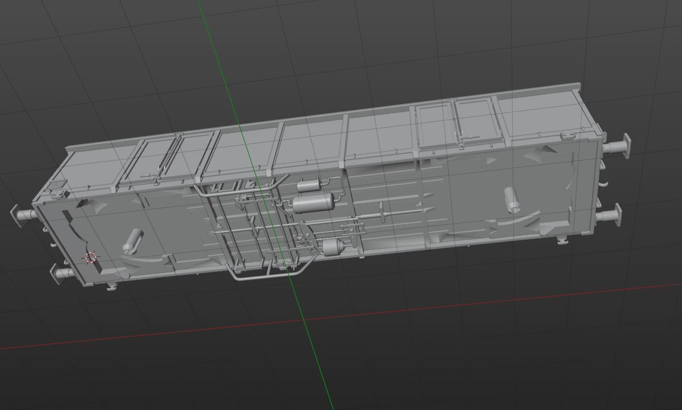 Pre supported H0 1-87 scale Gondola Eaos-x 051 3D print model_17