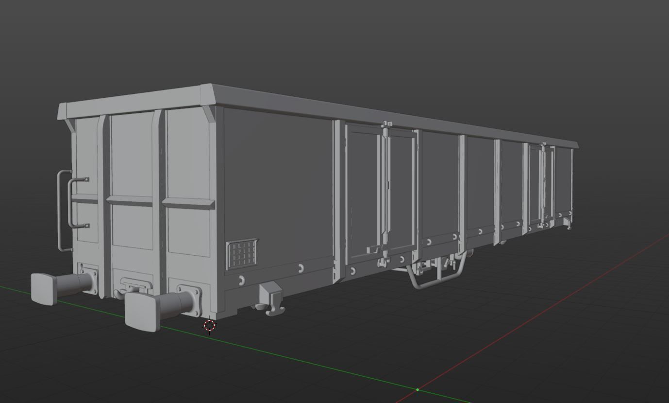Pre supported H0 1-87 scale Gondola Eaos-x 051 3D print model_21